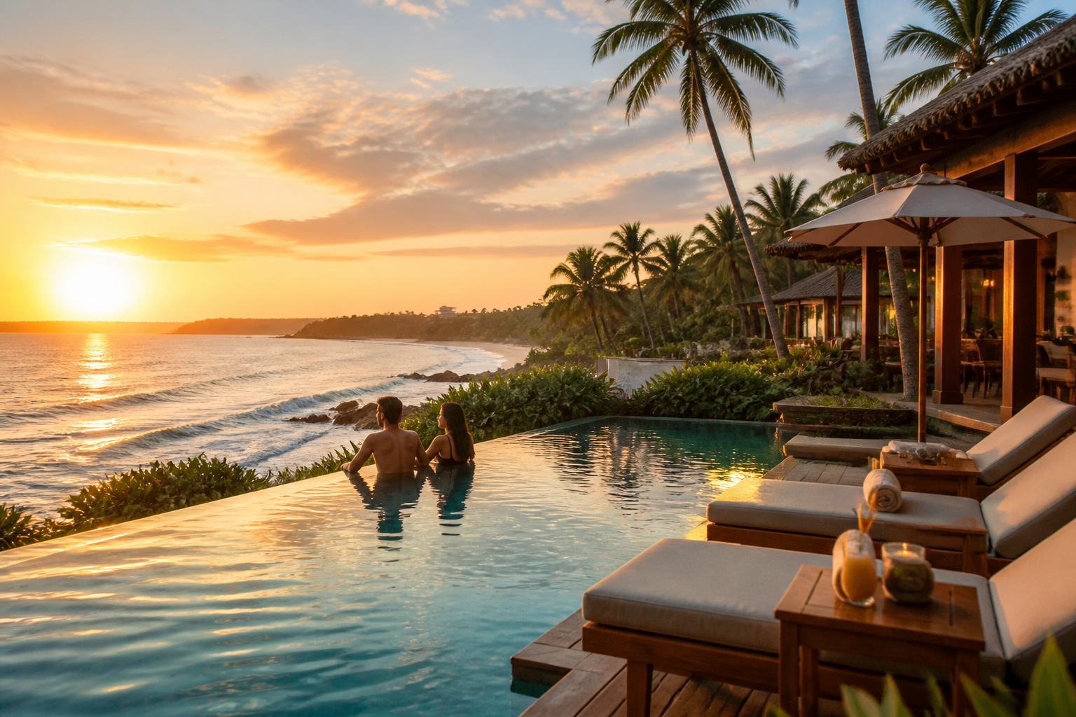 Luxury holiday beach destination